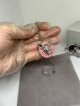 підвіска Vivienne Westwood Silver Pink Pig Pendant Necklace