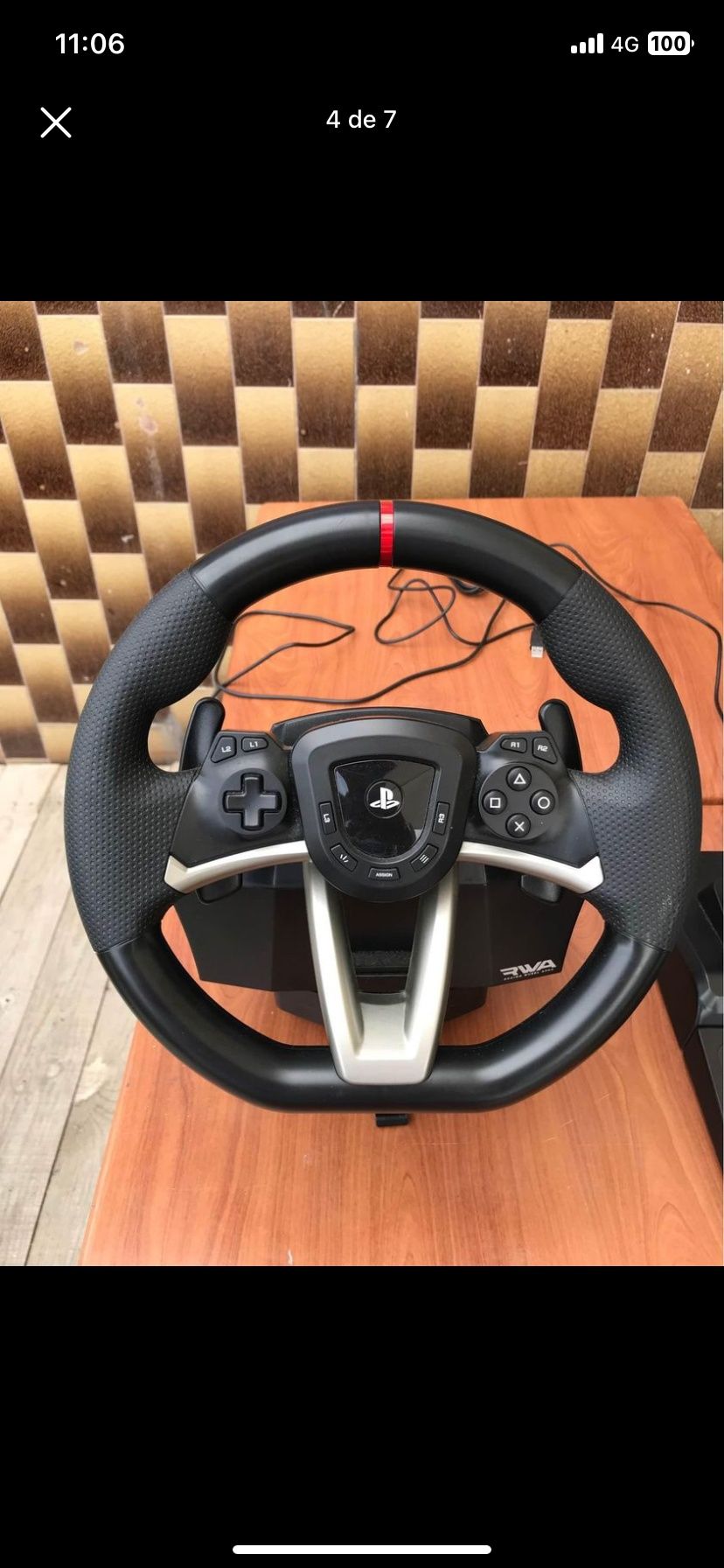 Volante para ps4, ps5 e pc