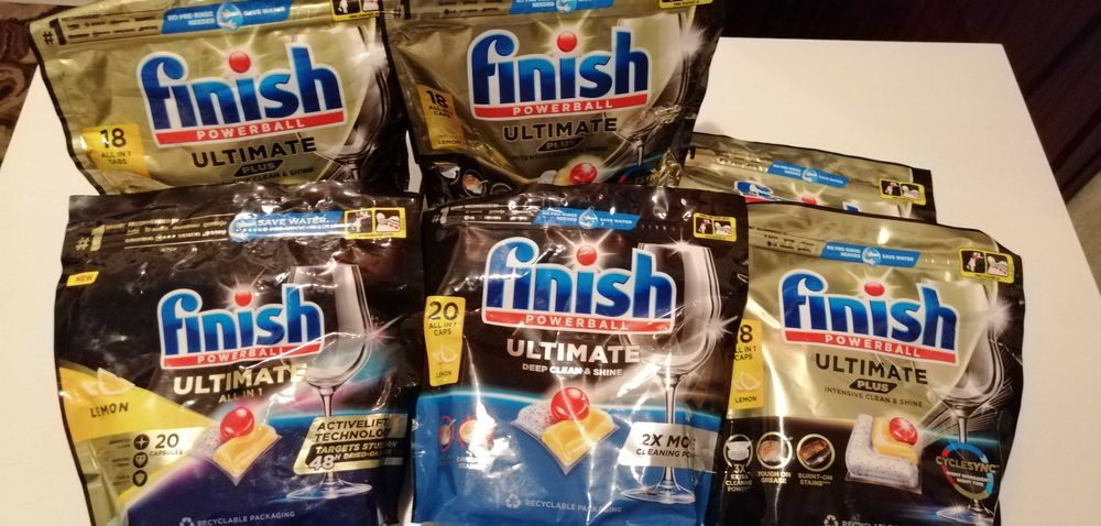 Kapsułki do zmywarki Finish Ultimate Lemon ( 130sztuk)