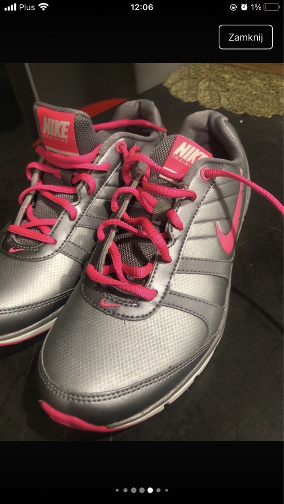 Nowe buty Nike rozmiar 38. Srebrne