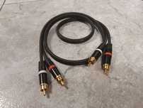 Interkonekt stereo RCA KLOTZ kabel audio rca czincz cinch dual 1m