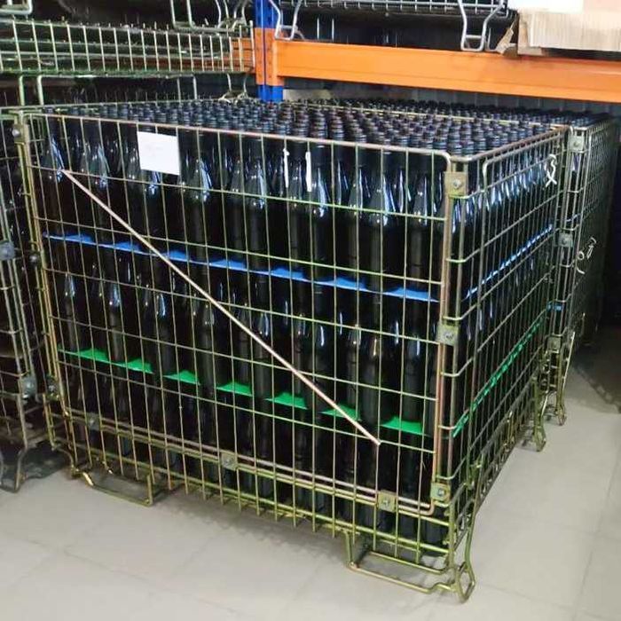 Pojemniki siatkowe ocynkowane – składane Gitterboxy NOWE I UŻYWANE