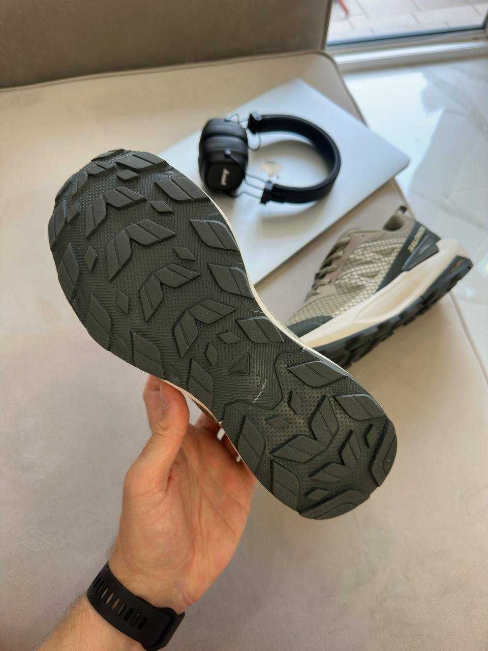 Чоловічі кросівки Salomon Elixir Activ хакі з чорним 6346 ТОП