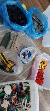 LEGO Mix klocków 6.5kg  kilka instrukcji i innych klocków