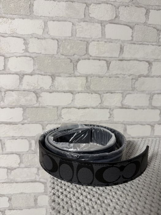 Подарунковий набір чоловічий Coach ремінь та гаманець