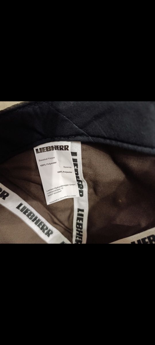 Бейсболка кепка liebherr (germany)cat engelbert strauss snickers wurth