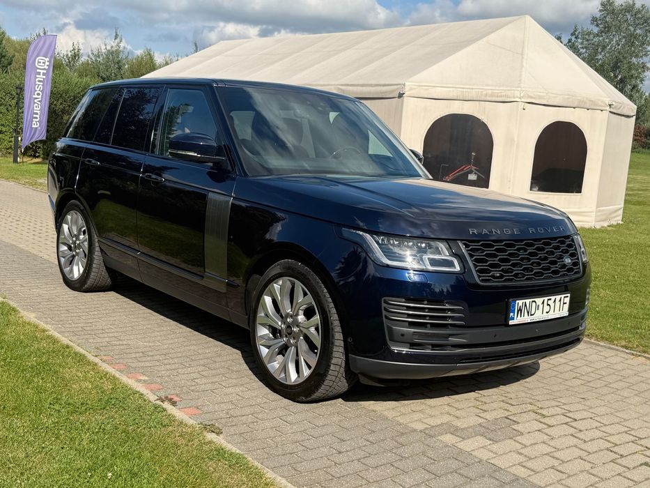 Land Rover Range Rover Salon Polska Autobiography Maridian Kamery360 Wentylowane fotele Ebony
