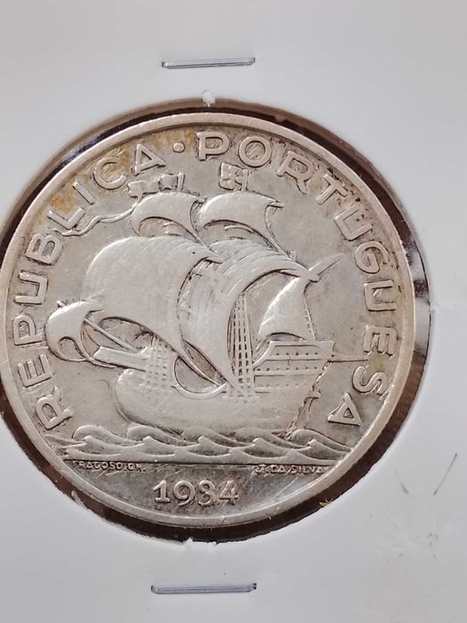 Moeda de 10 escudos de 1934, em prata