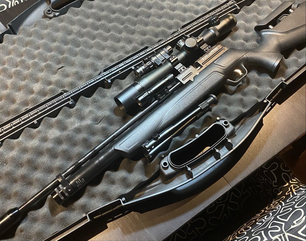 Carabina Kral cal. 6.35  PCP (ar comprimido)