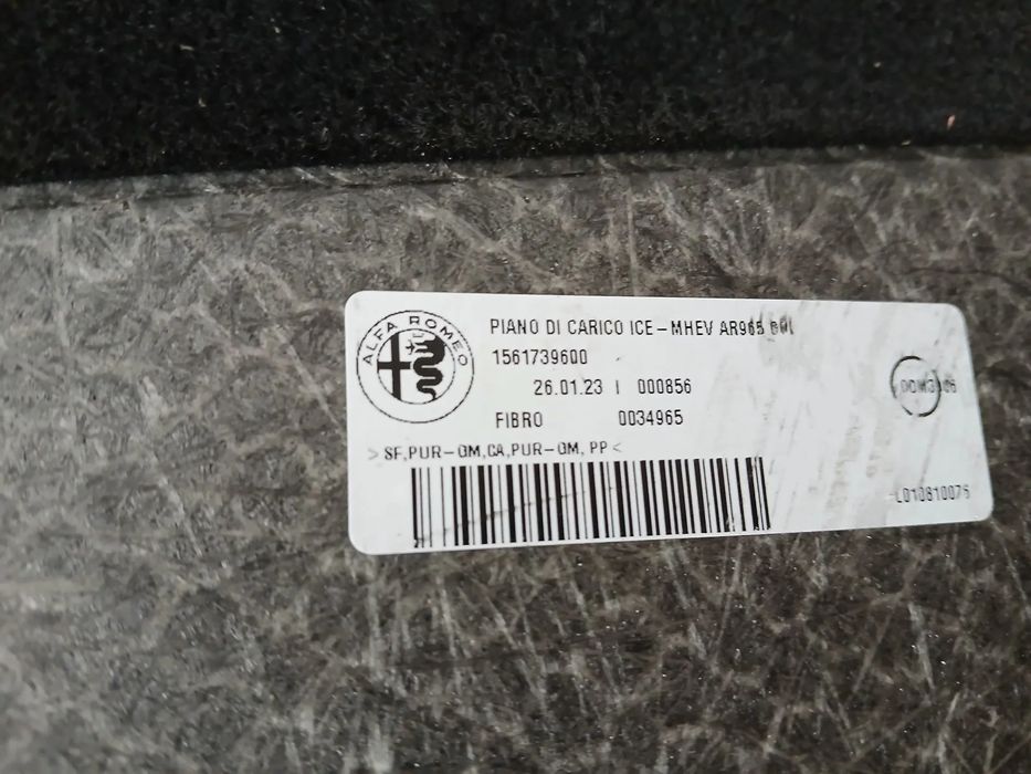 Cobertura inferior/ tapete / alcatifa da mala ALFA ROMEO Tonale (965_)