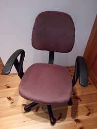 Fotel biurowy bordowy