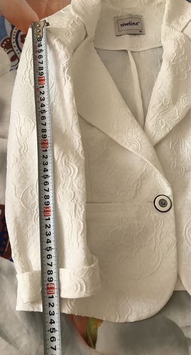 Піджак білий, кофта