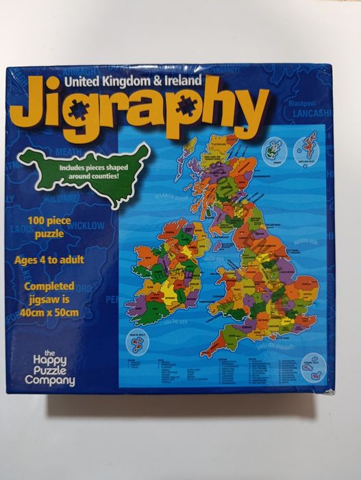 Головоломка-пазл Jigraphy Велика Британія та Ірландія