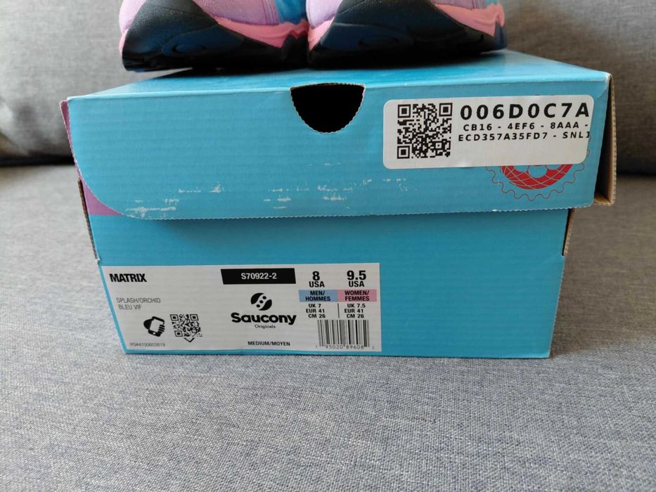 Saucony Matrix Jae Tips No Shoes In The House Blue Pink