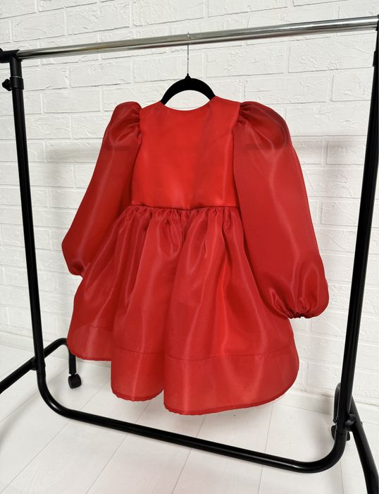 Випускна сукня 5-7 років червона, святкове плаття для дівчинки