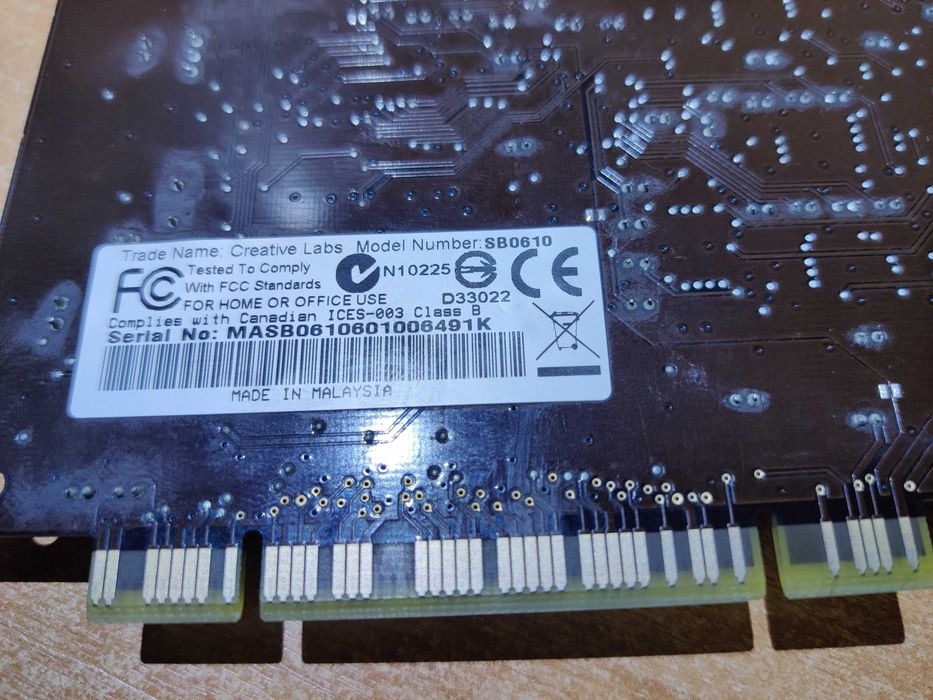 PCI - звукова карта Creative Sound Blaster Audigy 4 SB0610