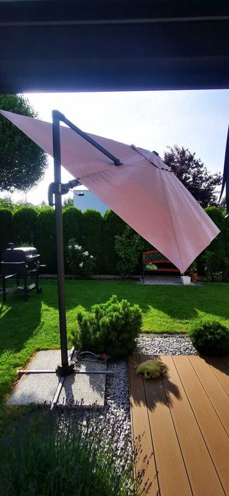 parasol ogrodowy obrotowy DERBY RAVENNA AX 275 X 275