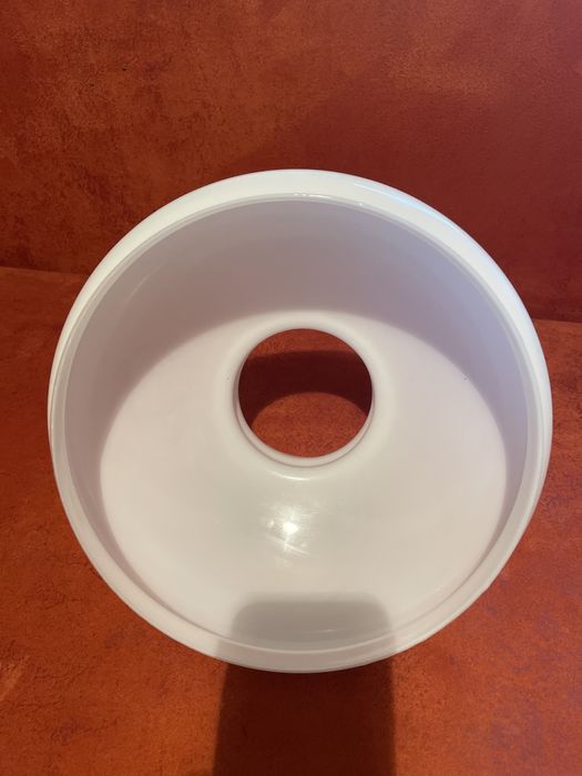 Klosz do lampy naftowej biały