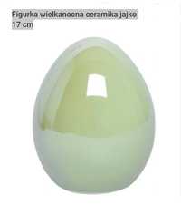 Jajko ceramiczne  zielone  17cm