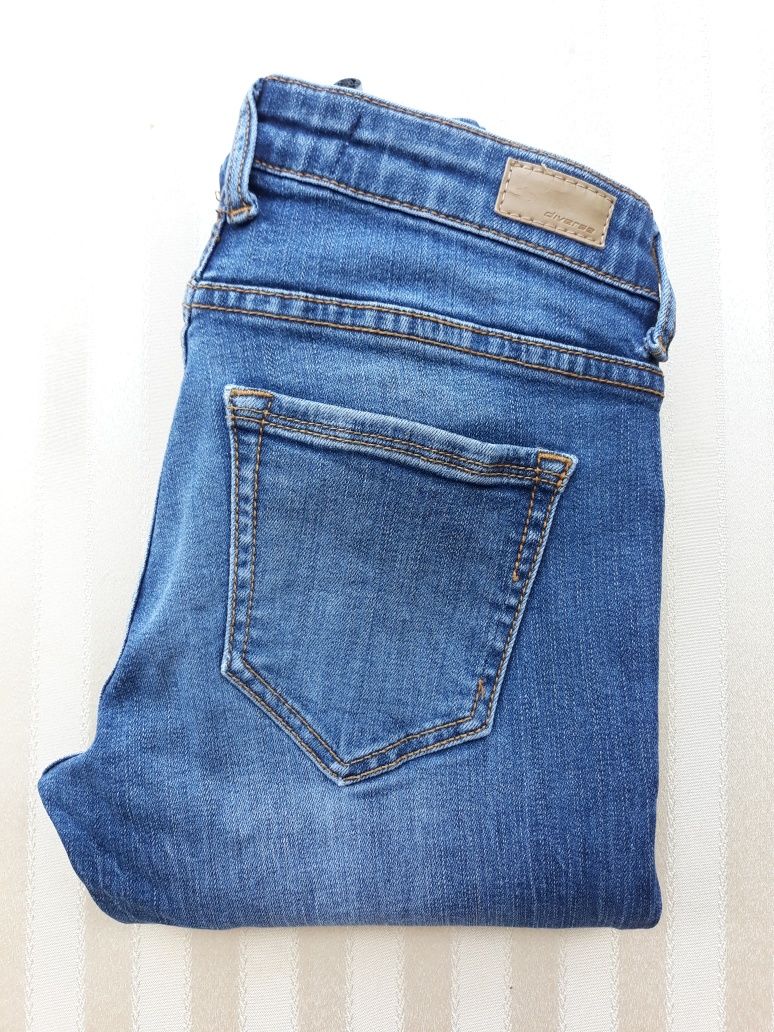 3 sztuki x spodnie dżinsowe długie dopasowane r. 34 XS jeans