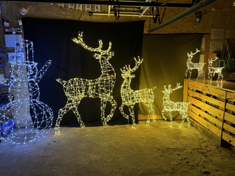 Найкраща новорічна фігура олень новорічный новогодний олень большой 3д