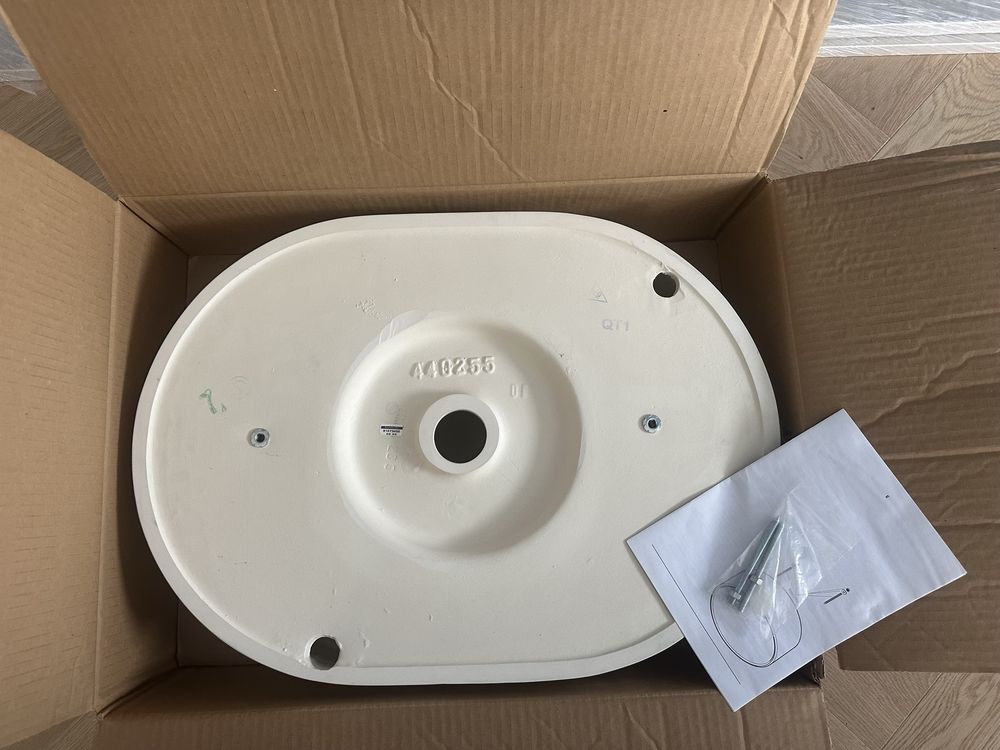 hansgrohe Xuniva U 55x40 umywalka zlew nablatowy