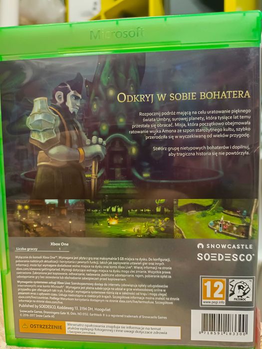 Earthlock XBOX ONE, Sklep Wysyłka Wymiana