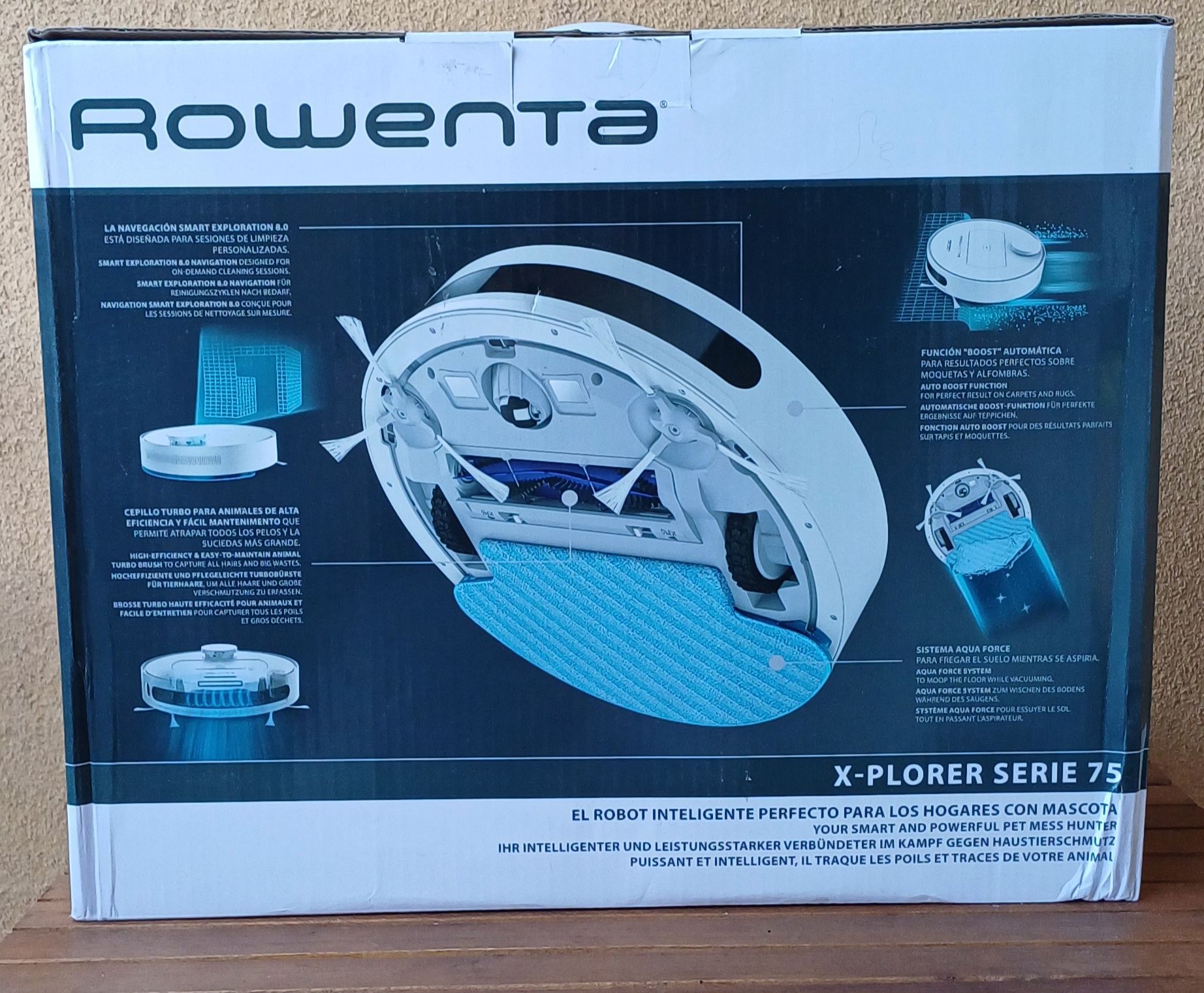 Rowenta X-plorer serie 75 nowy odkurzacz automatyczny robot sprzątając