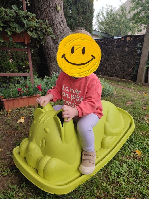 Smoby Huśtawka-bujak Kotek zielony