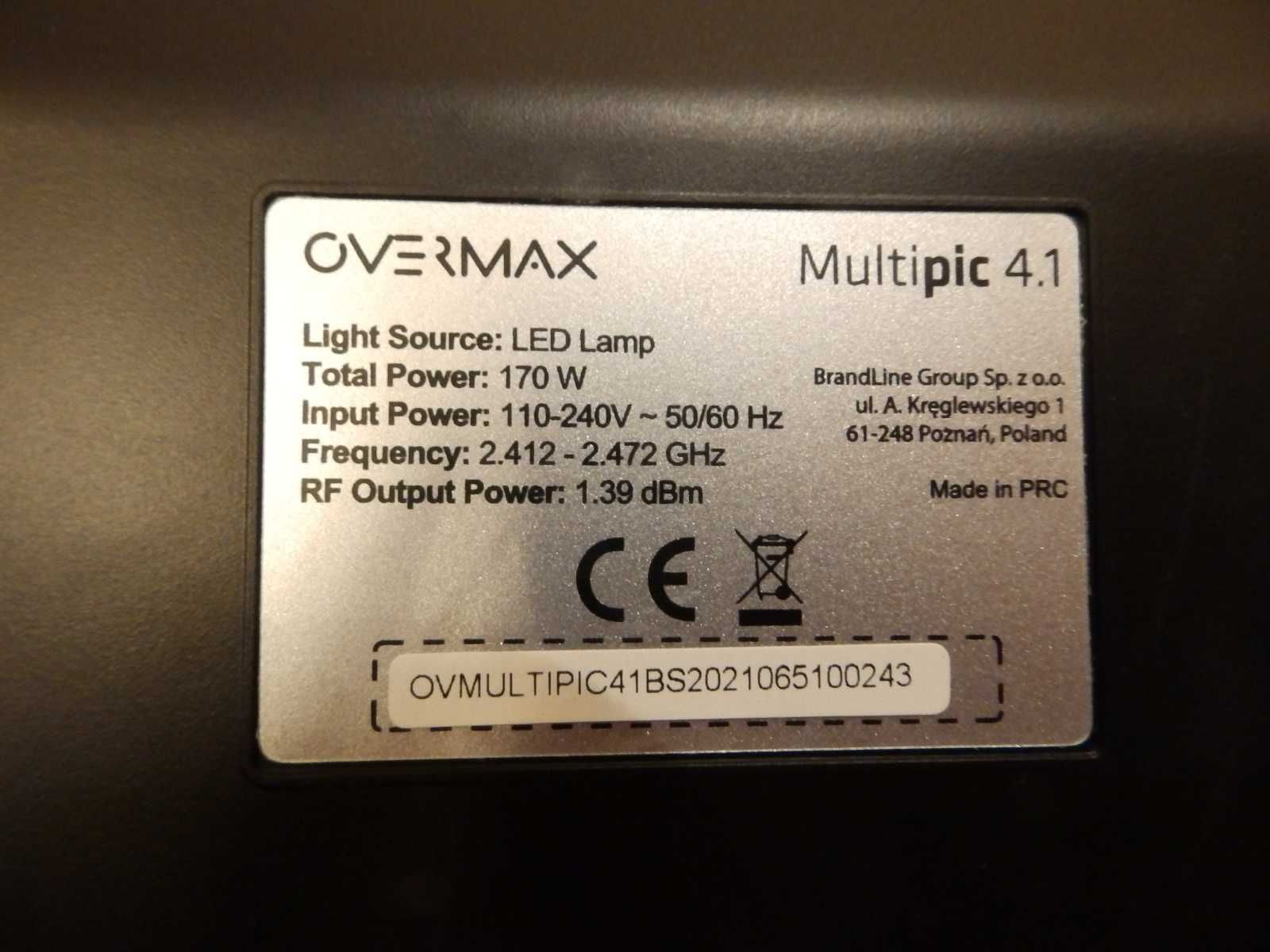 Projektor LED Overmax MULTIPIC 4.1