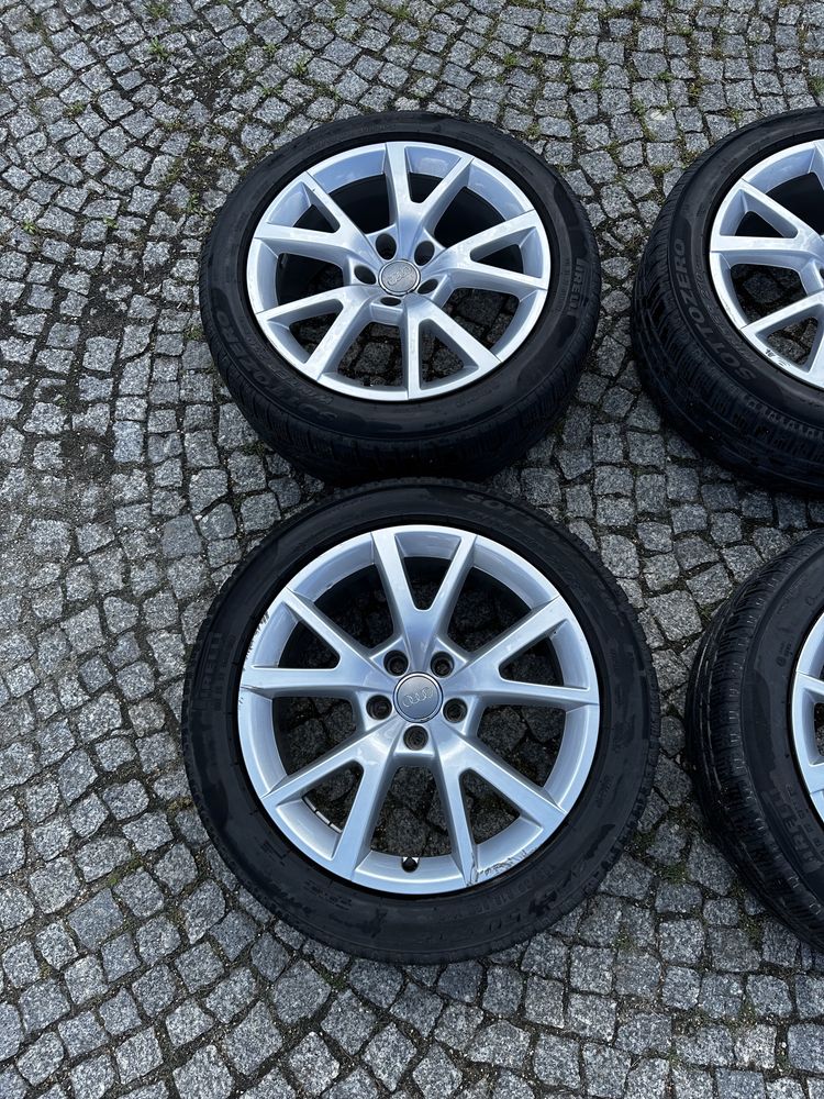 Alufelgi Audi 18 oryginał opony ZIMA Pirelli audi a6 a4 a3 a5 q3 q5