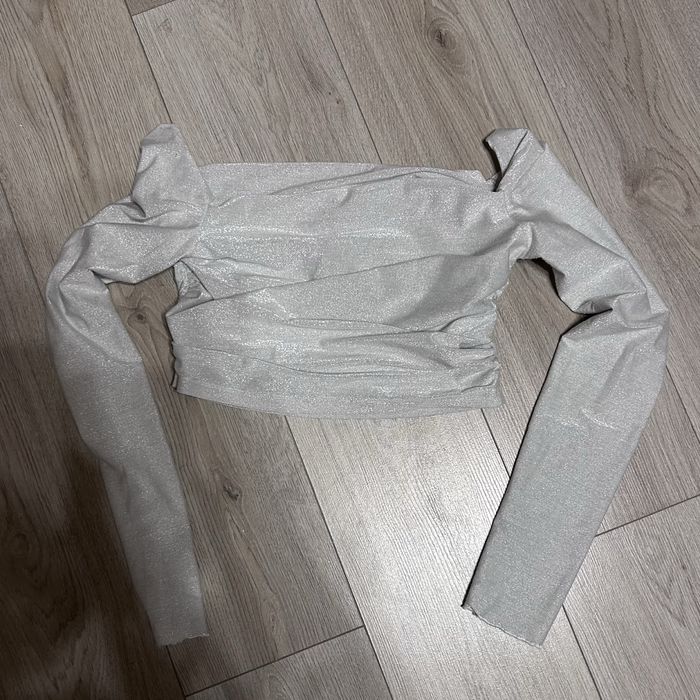 Жіночий топ сріблястий FASHIONISTA