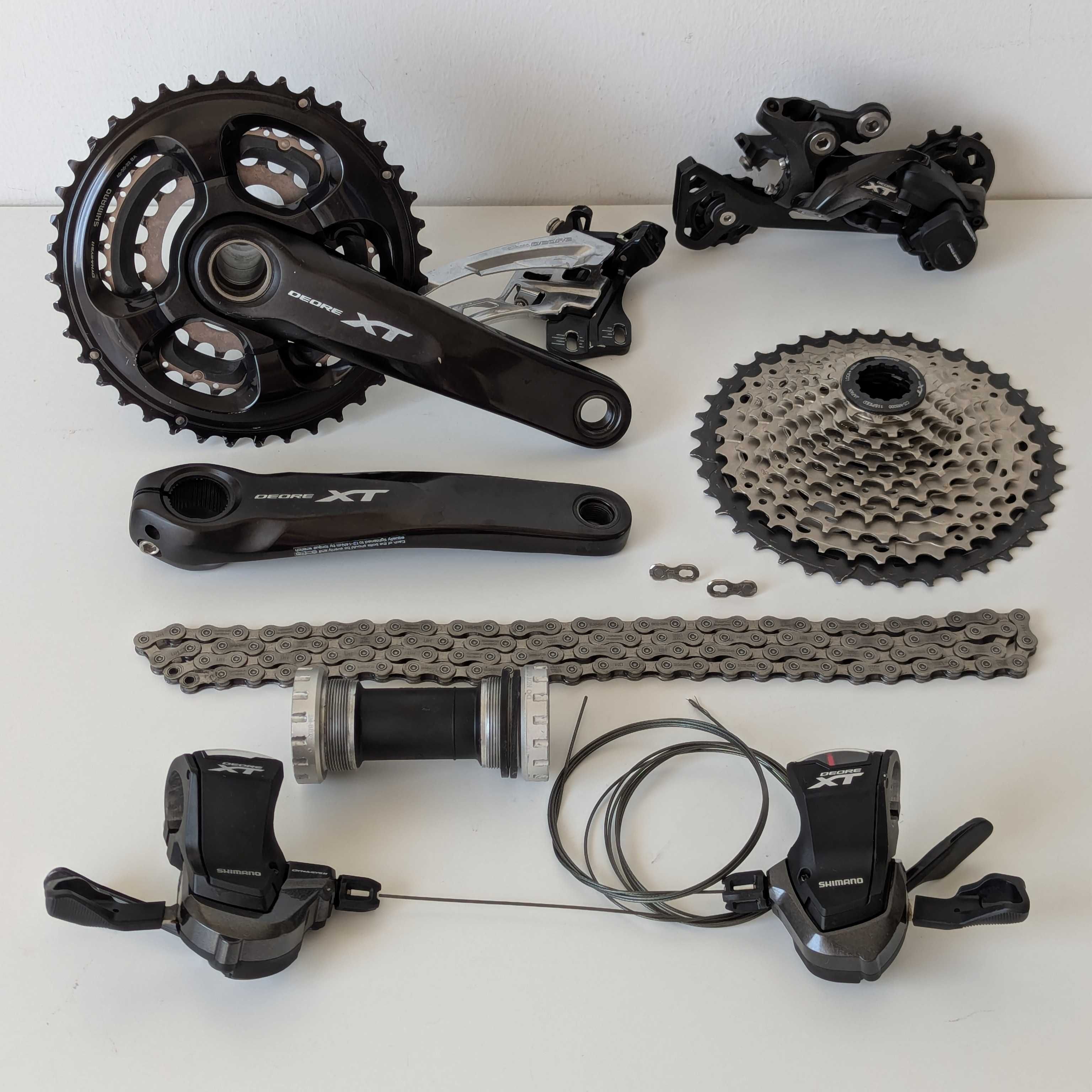 Transmissão Completa de Mudanças | Shimano Deore XT série M8000 | 3x11