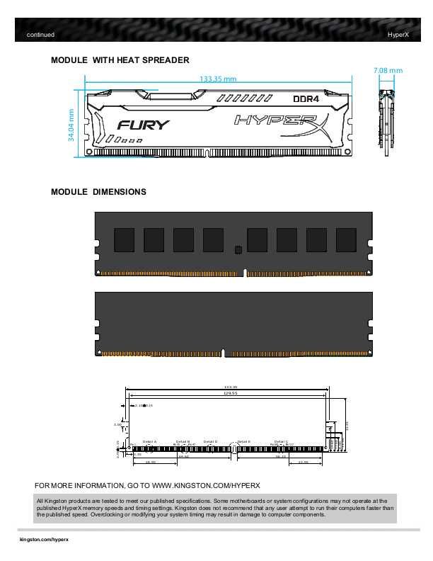 Оперативна пам'ять Kingston HyperX FURY 8 GB (2x4GB) DDR4 2400 MHz