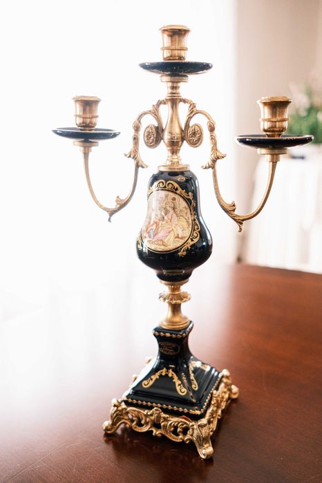 Mignon Limoges - 5 peças decoradas à mão