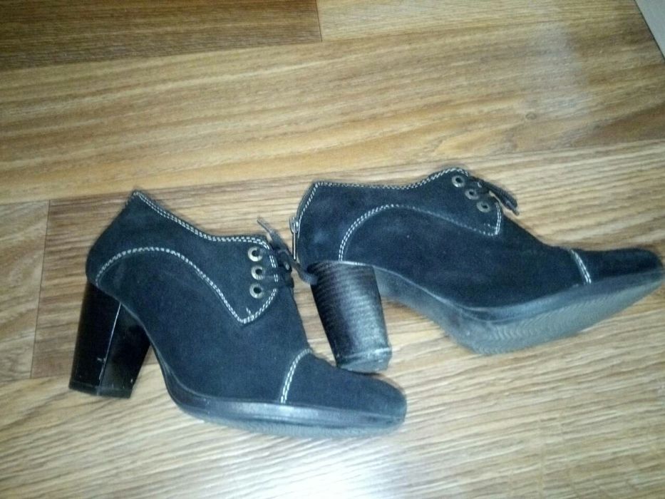 Туфли замшевые