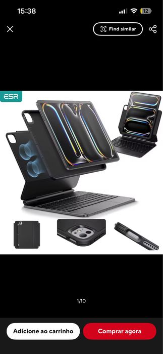 Capa de teclado ESR iPad Pro 13 (2024)