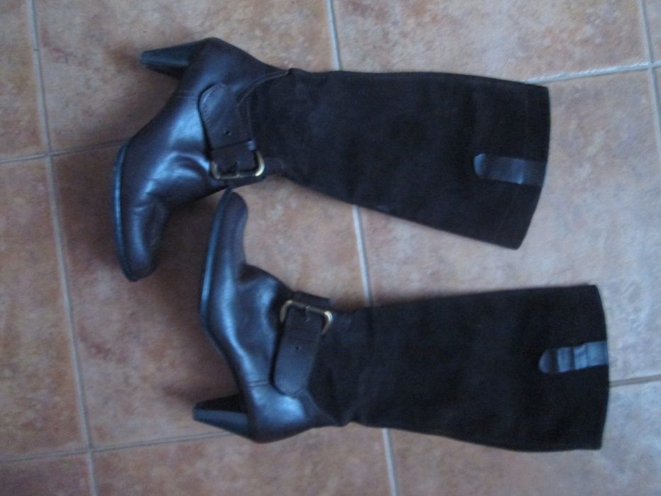 Botas e sandalias em pele nº 39