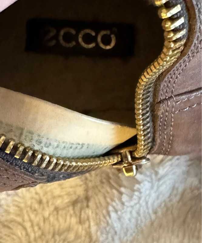 Ecco Northway Starbuck 38 damskie kozaki zimowe botki skórzane