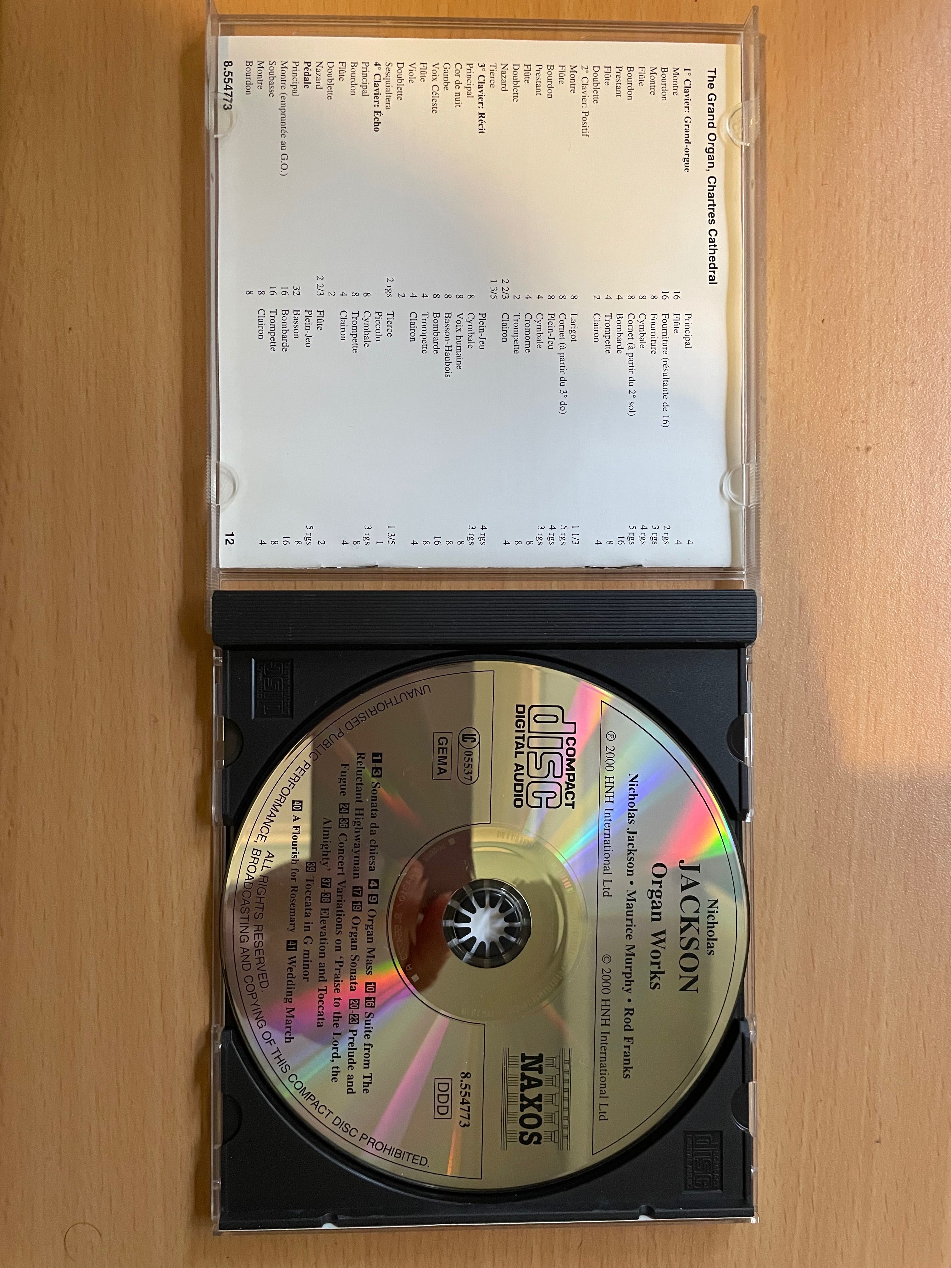 CD Nicholas Jackson - Organ Works