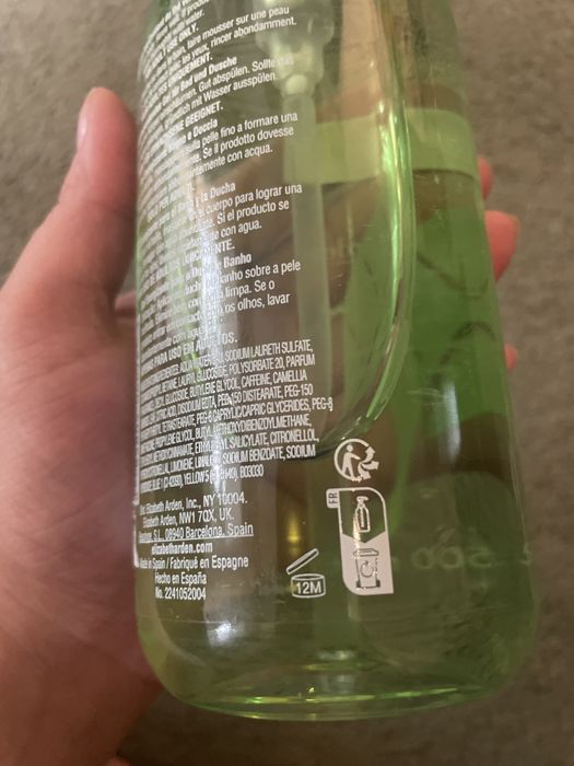 Elizabeth Arden green tea żel pod prysznic 500ml 0809
