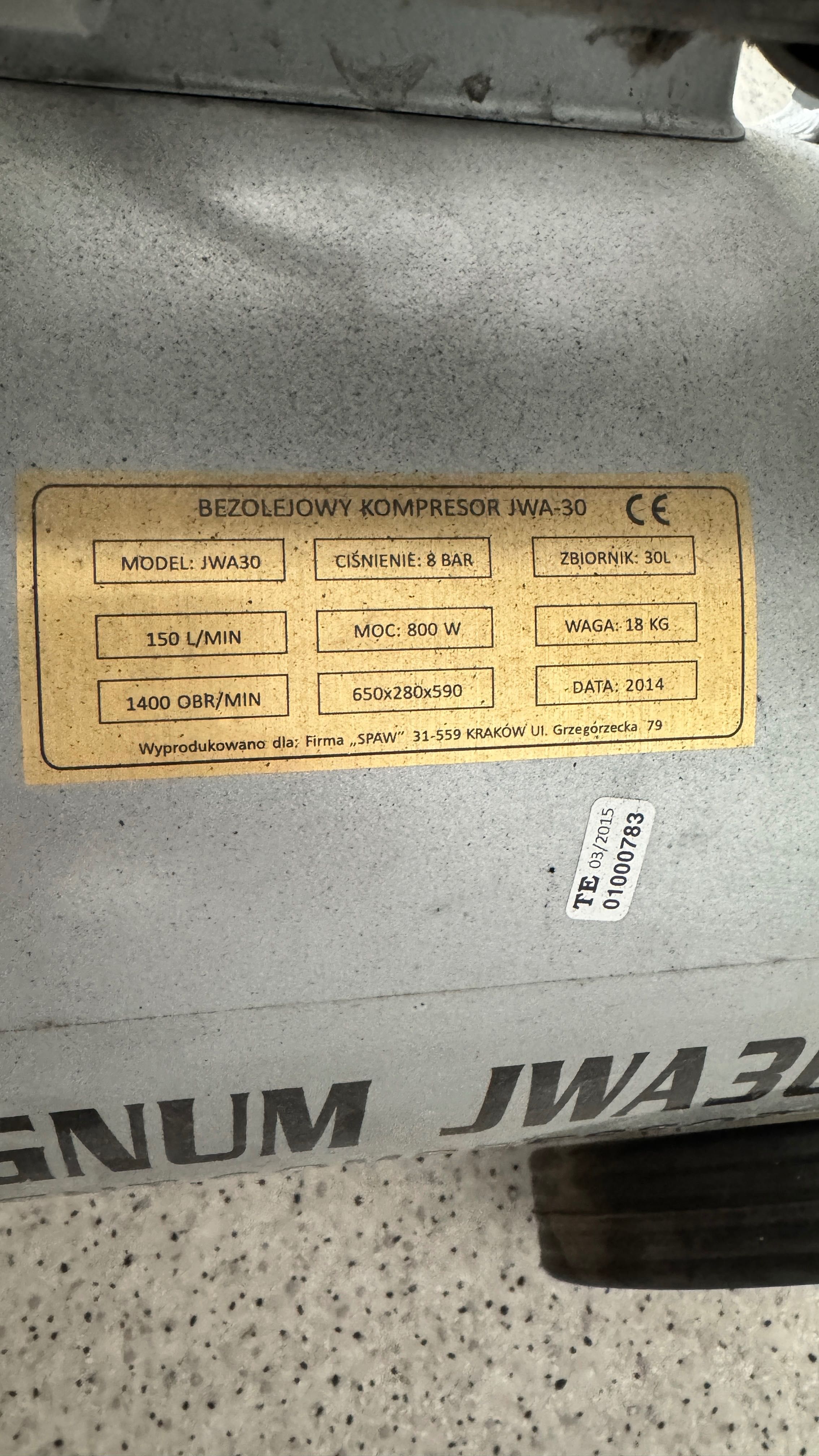 Kompresor Magnum JWA30