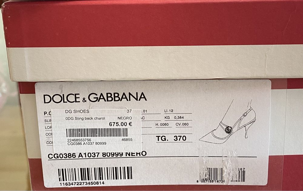 Sandálias / Sapatos Dolce&Gabbana Couro 39 Etiqueta