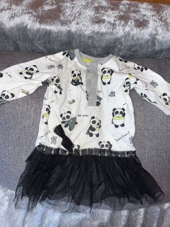 Сукня, кофта з пандами