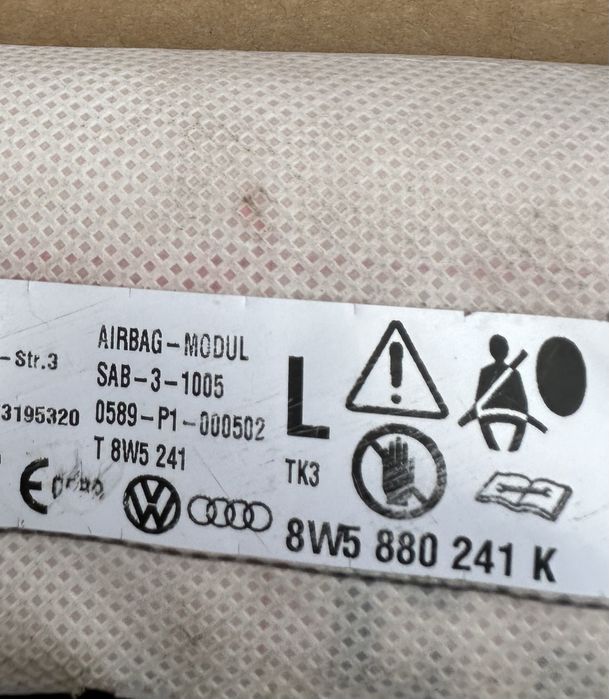 Audi a5 lift 8w6 a4 b9 poduszka fotel Airbag Oryginal