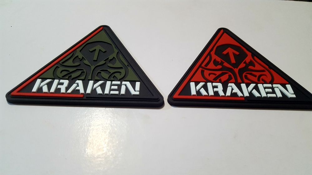 патчі 3D пвх "КРАКЕН" та "KRAKEN TANK" резина гума на липучці