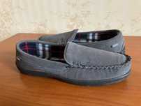 Мокасини чоловічі Clarks. Замша. Розмір 11-11.5US (29.5см). Нові.