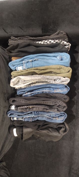 Zestaw spodni spodnie jeansy legginsy 34 XS zara esprit