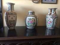 3 peças de Ceramicas antigas oriental