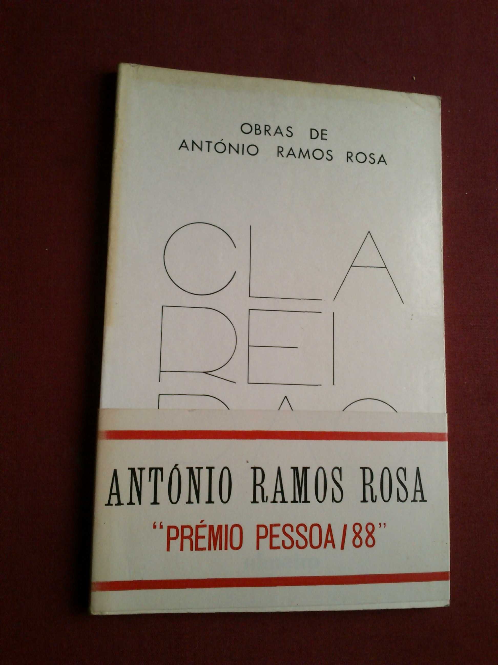 António Ramos Rosa-Clareiras-Ulmeiro-1.ª Edição-1986
